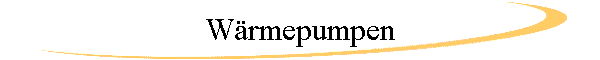 Wrmepumpen